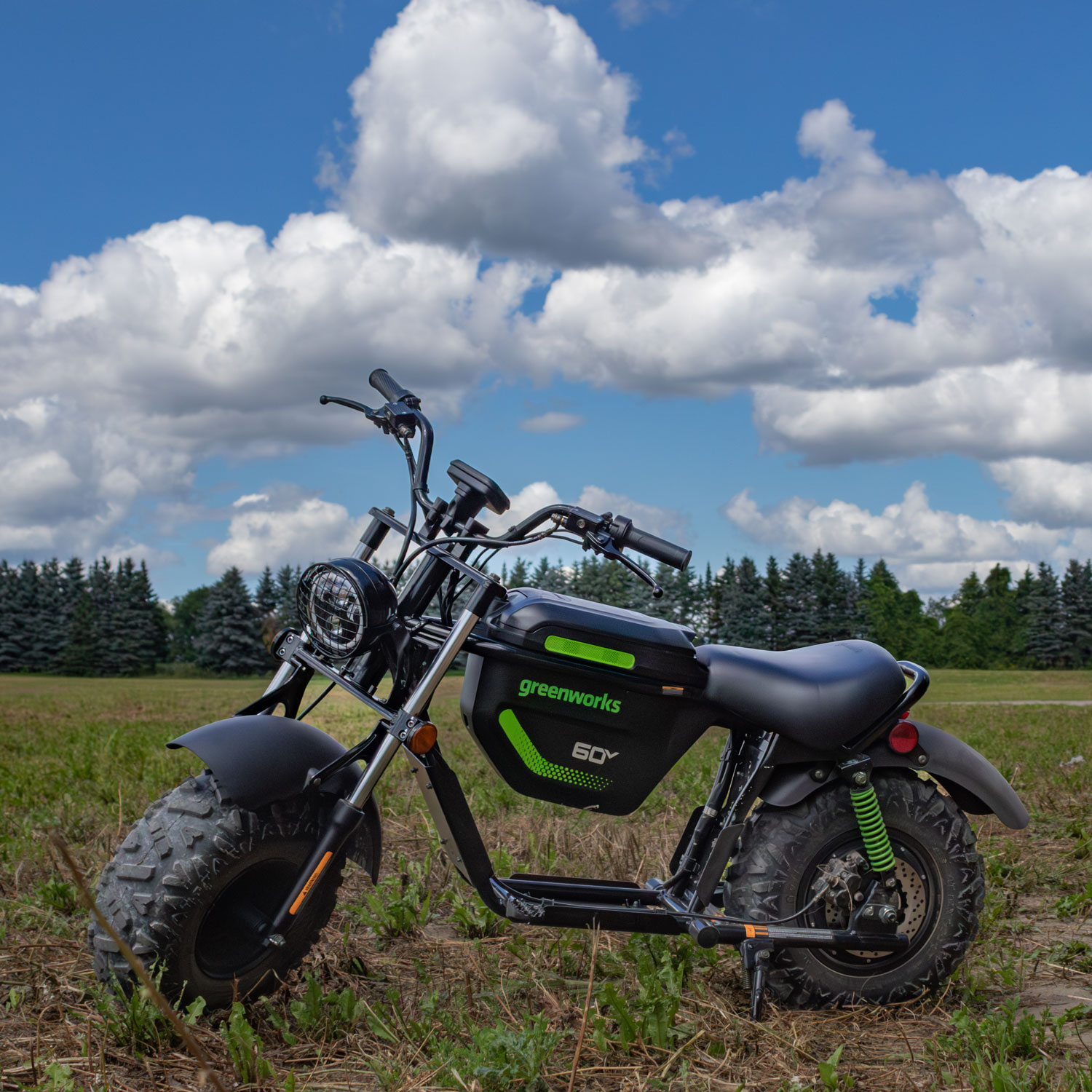 Greenworks 60V STEALTH Series Off-Road Mini Bike