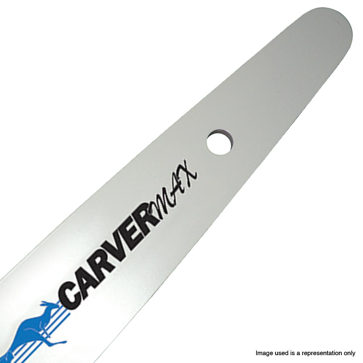 Archer Chainsaw Bar - 16", 1/4"-3/8"LP, .050", Carving, Open mount