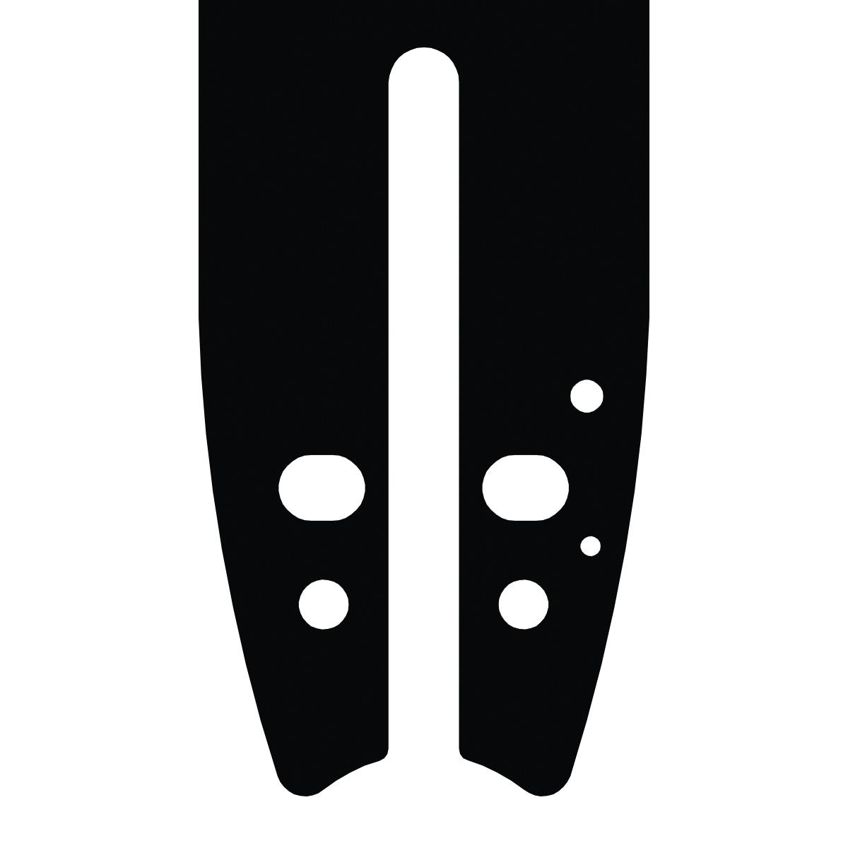 Archer Chainsaw Bar - 16", 1/4"-3/8"LP, .050", Carving, Open mount