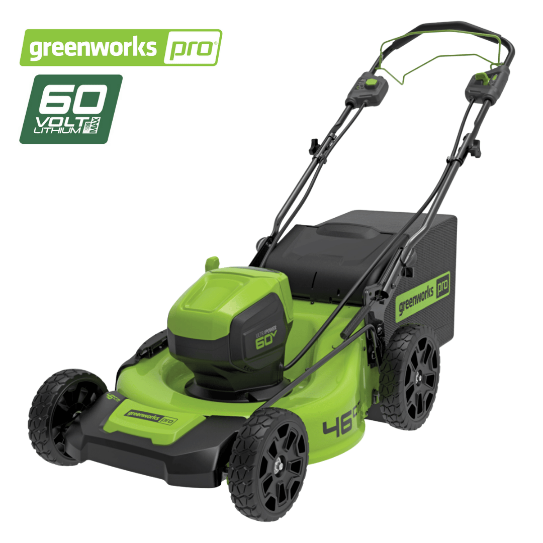 Greenworks 60V 46cm Lawn Mower Bundle Kit