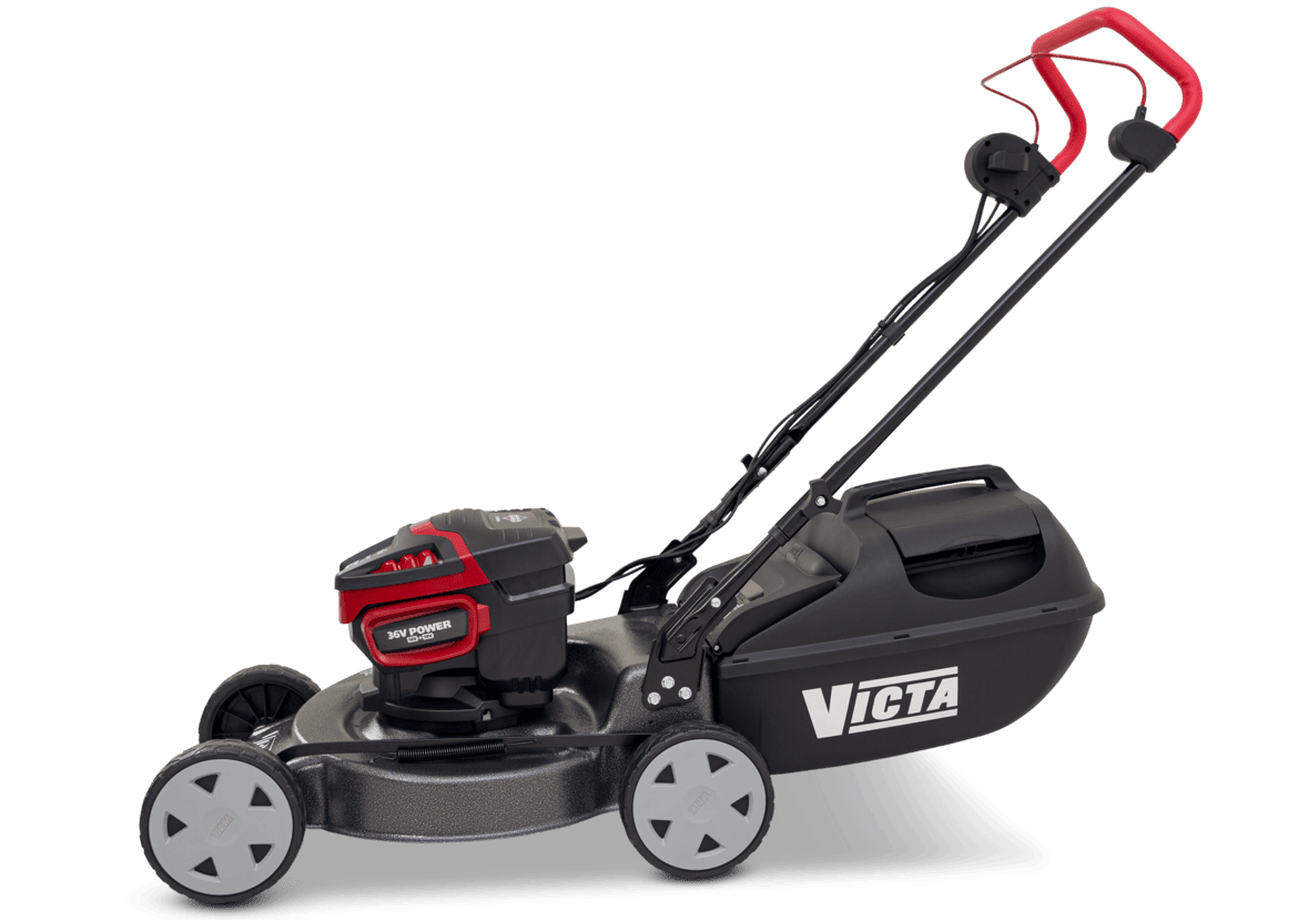 Victa - 18" Corvette Steel Base - 36V Battery Powered - Cut & Catch Lawn Mower