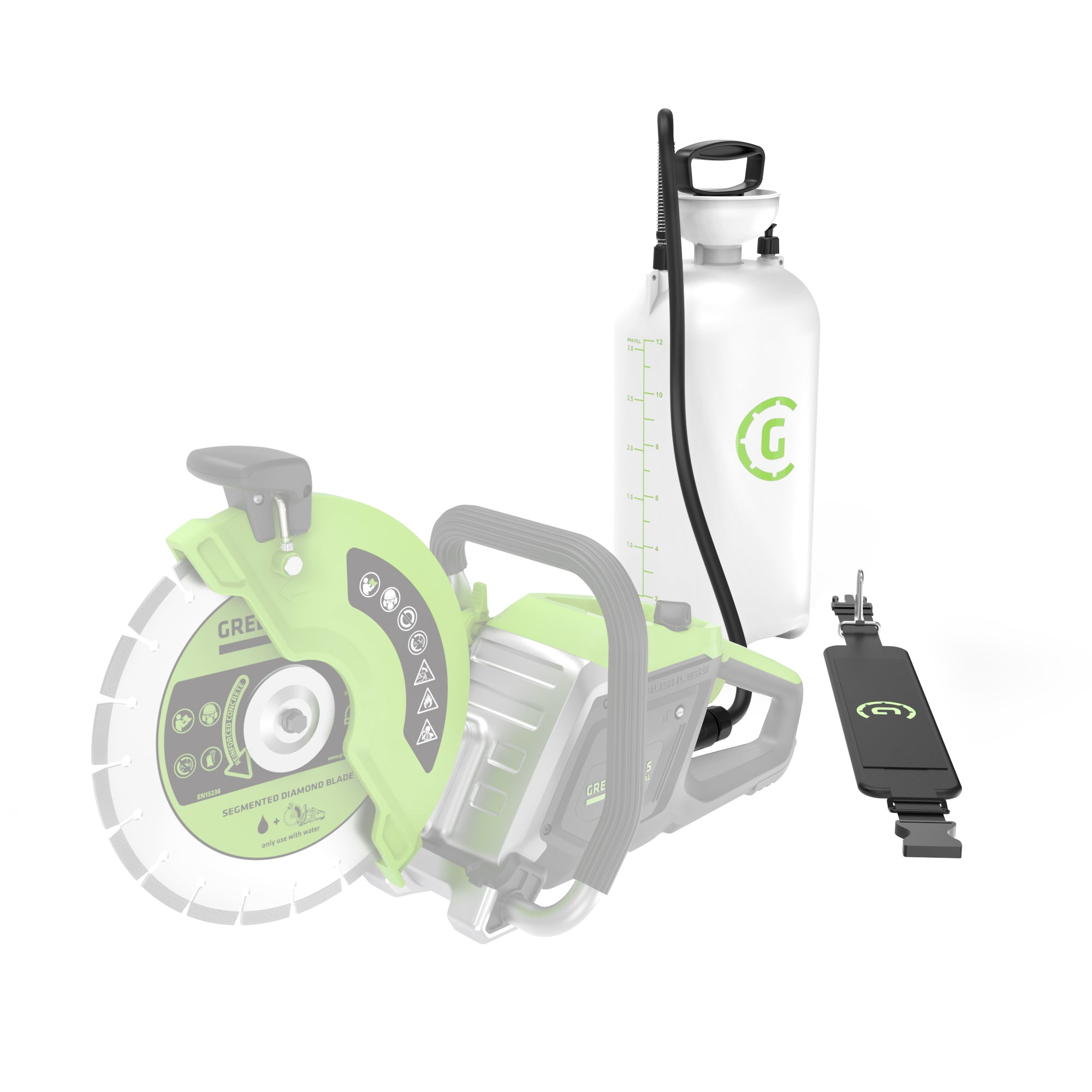 Greenworks Power Cutter Water Tank