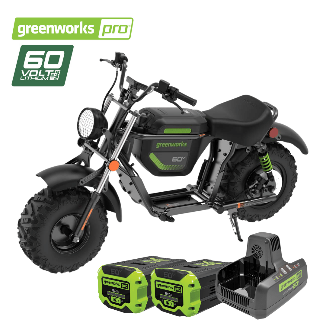 Greenworks 60V STEALTH Series Off-Road Mini Bike