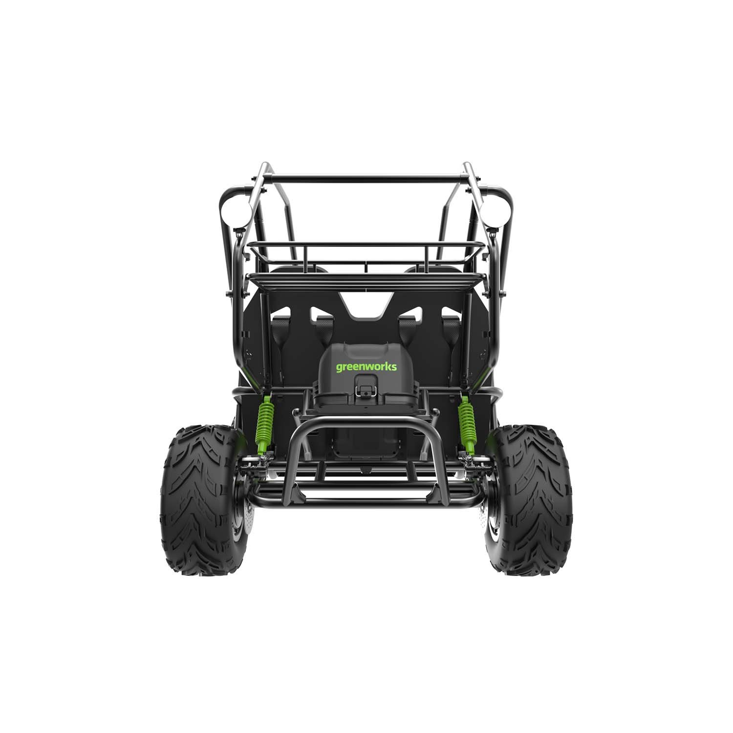 Greenworks 60V STEALTH Series All-Terrain 2-Seat Electric Youth Go-Kart