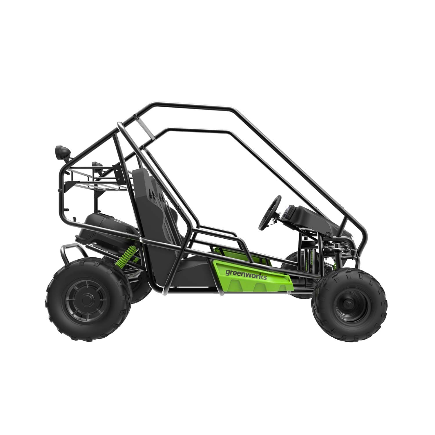 Greenworks 60V STEALTH Series All-Terrain 2-Seat Electric Youth Go-Kart