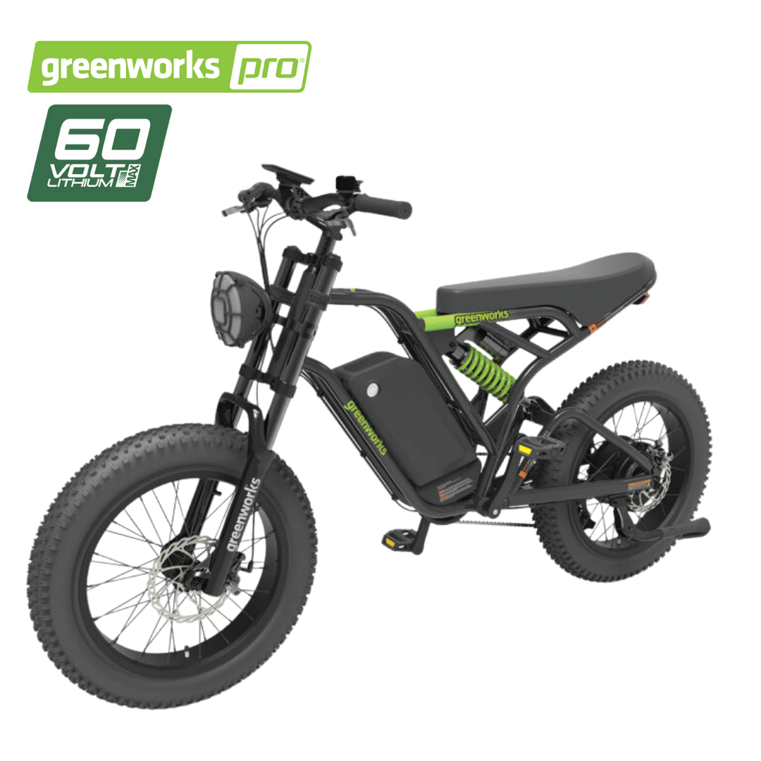 Greenworks 60V VENTURE Series 20” Fat Tyre Electric All Terrain Bike