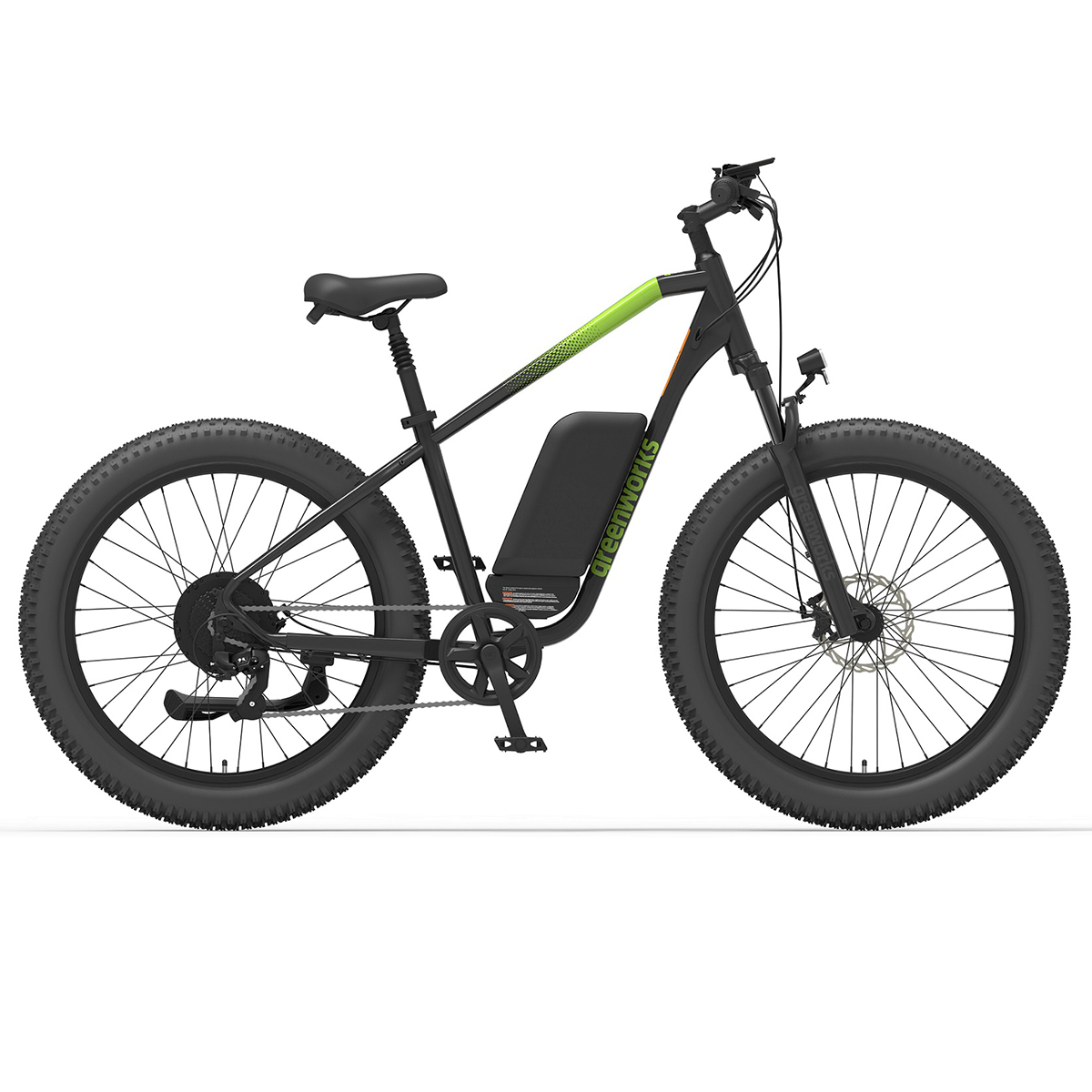 Greenworks 60V VENTURE Series 26” Fat Tyre Electric Mountain Bike