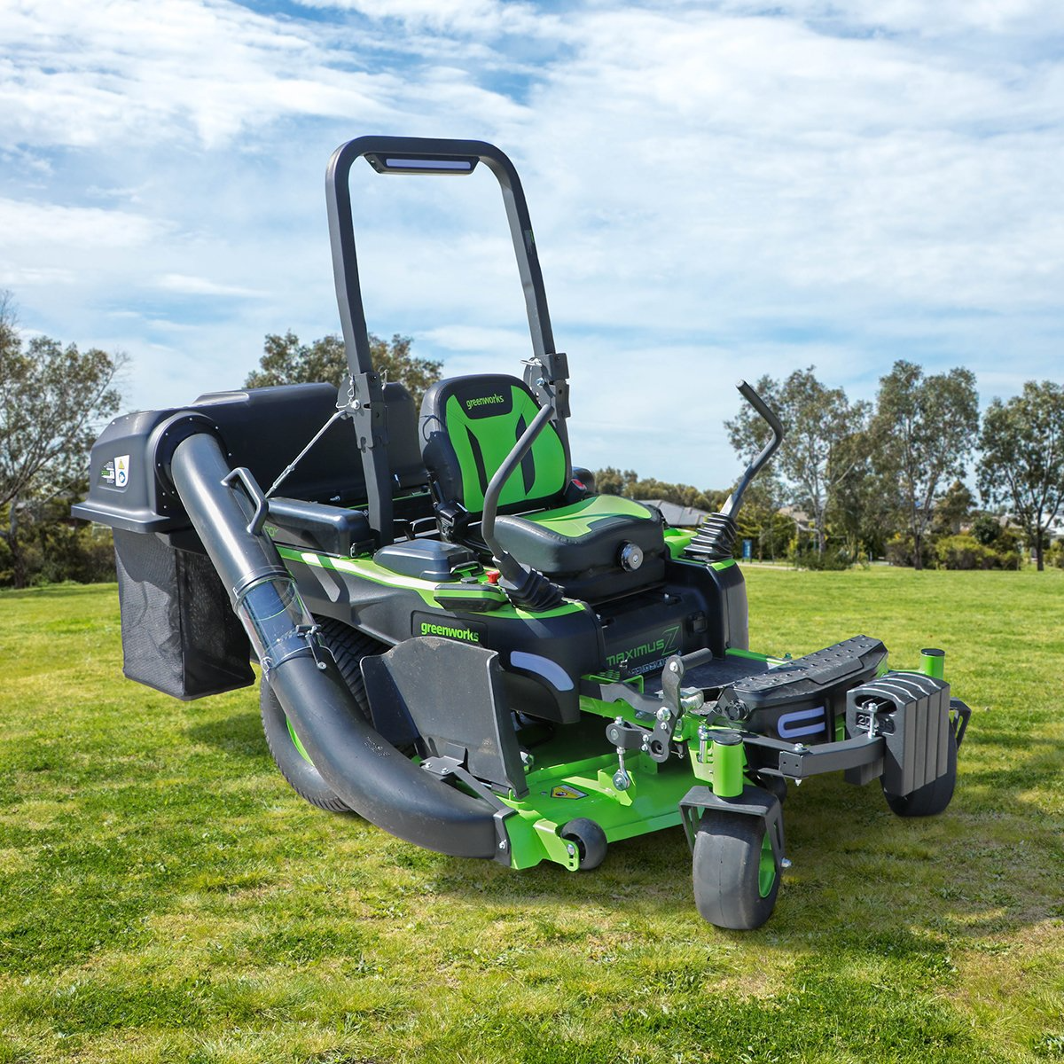 Greenworks 60V MaximusZ 54” Grass Catcher Kit
