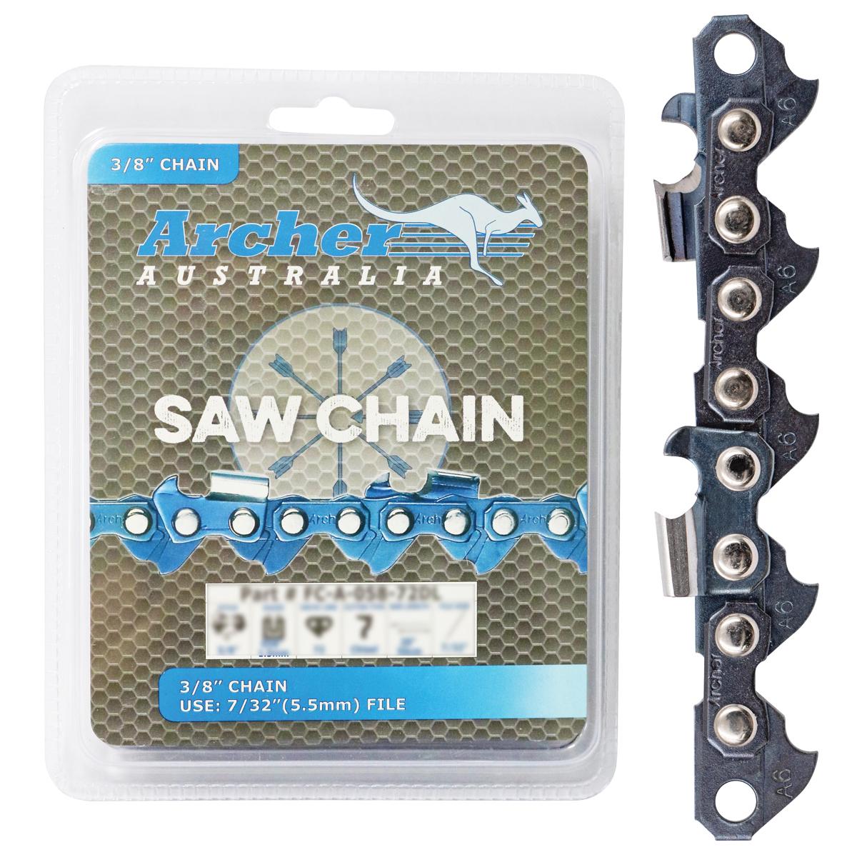 Archer Chain Loop - 3/8", .063", 72DL, Semi Chisel