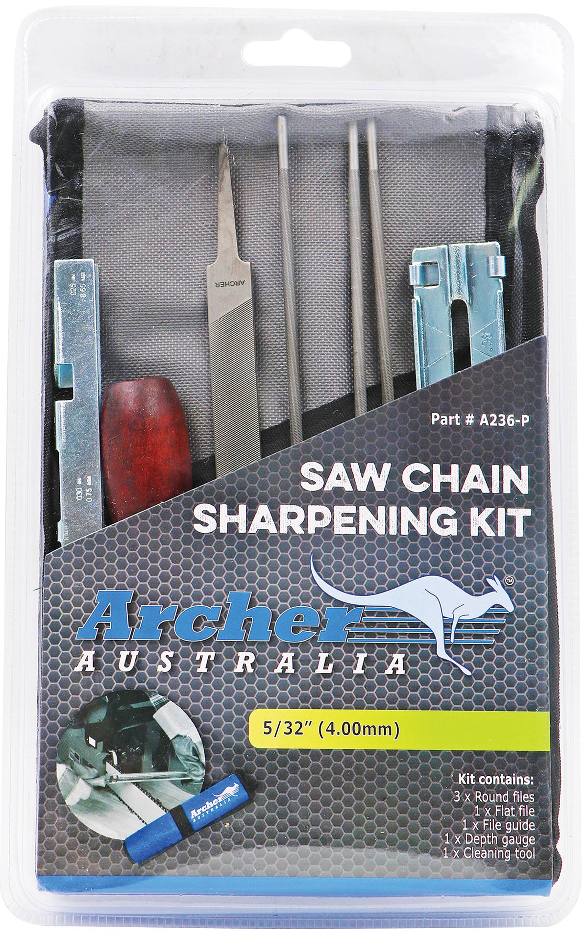 Archer Sharpening Kit - 5/32", Roll Up Pouch