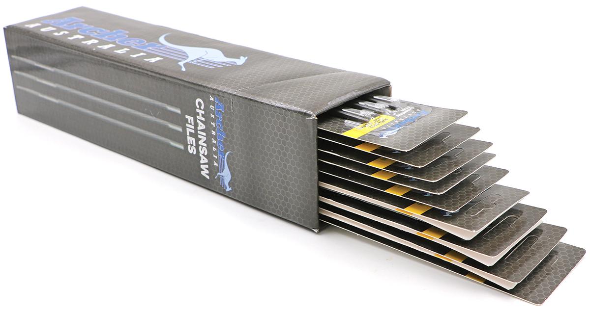 Archer Round Chainsaw File - 3/16", 12x3 Bulk Pack