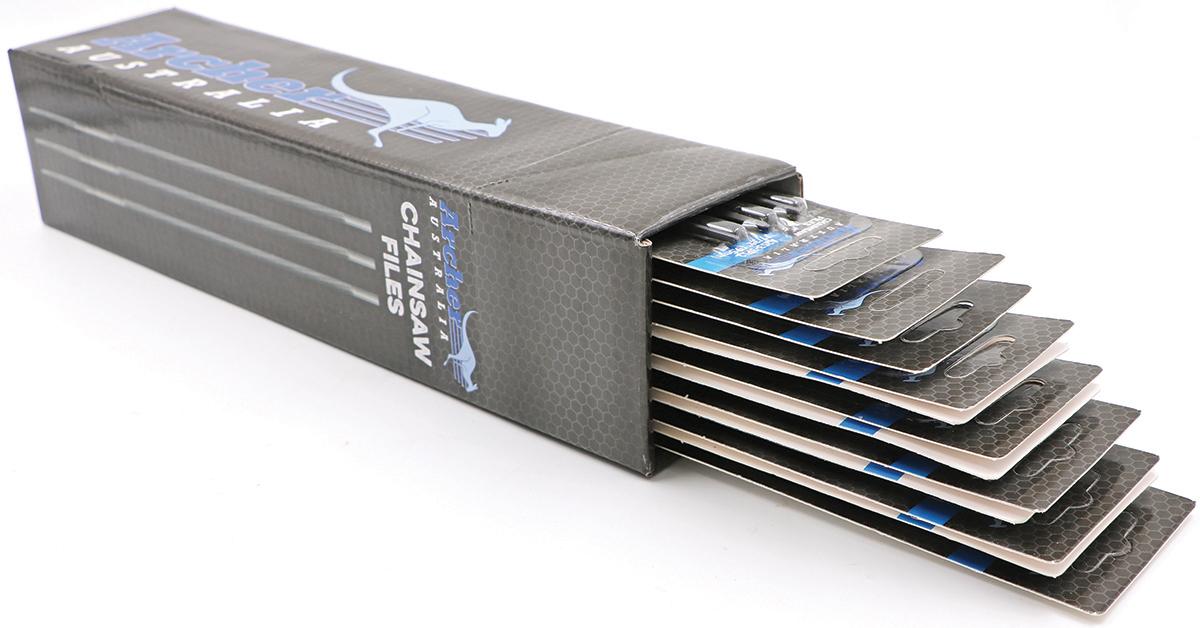 Archer Round Chainsaw File - 7/32", 12x3 Bulk Pack