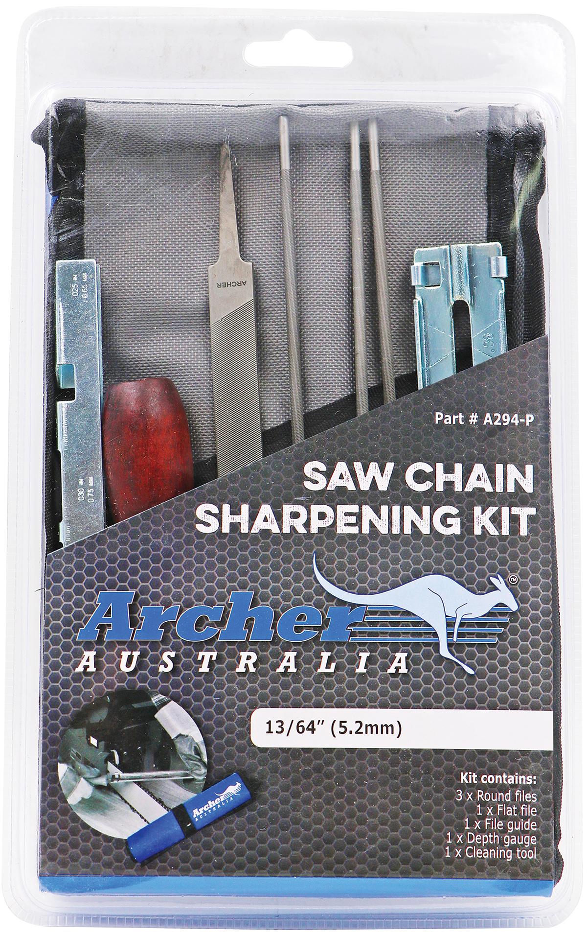 Archer Sharpening Kit - 13/64", Roll Up Pouch