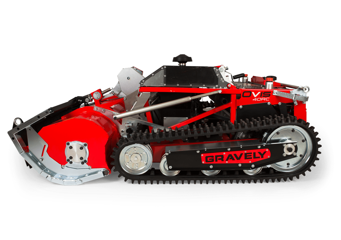 OVIS 1000 Remote Controlled Steep Slope, High Grass Flail Mower