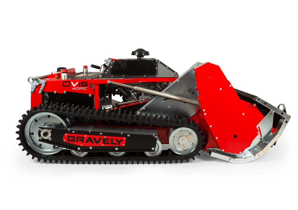 OVIS 1000 Remote Controlled Steep Slope, High Grass Flail Mower
