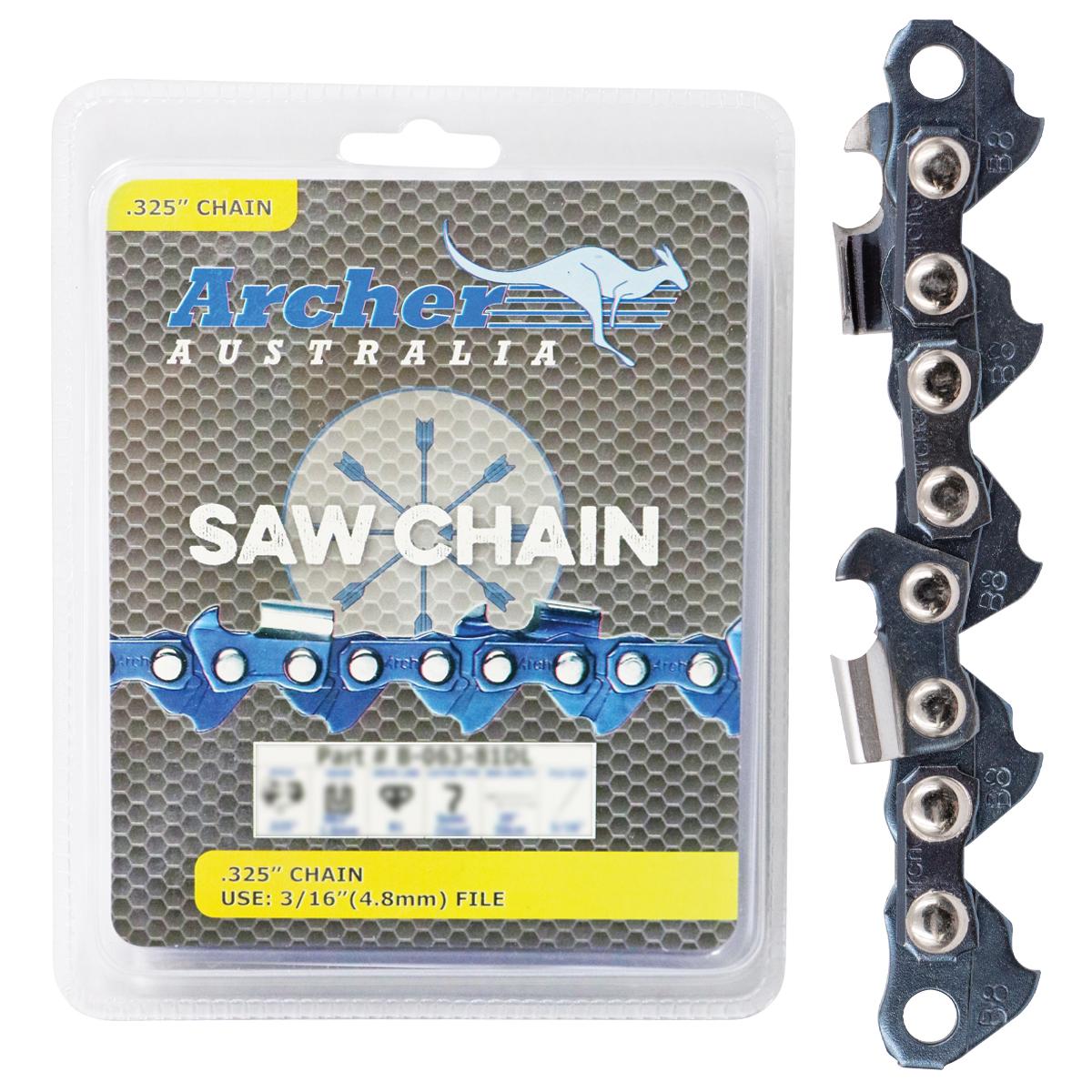 Archer Chain Loop - .325", .058", 64DL, Semi Chisel
