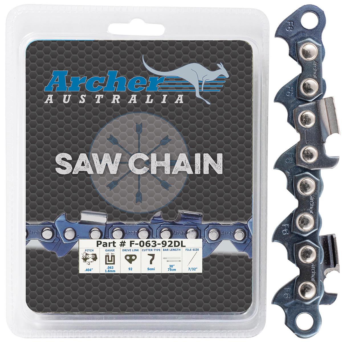 Archer Chain Reel - .404", .063", 25ft, Semi Chisel, Ripping