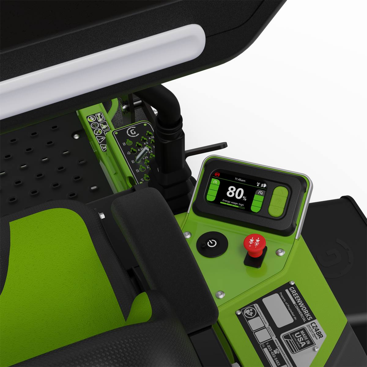 Greenworks 82V OptimusZ Zero Turn Mower 48" (18kWh)