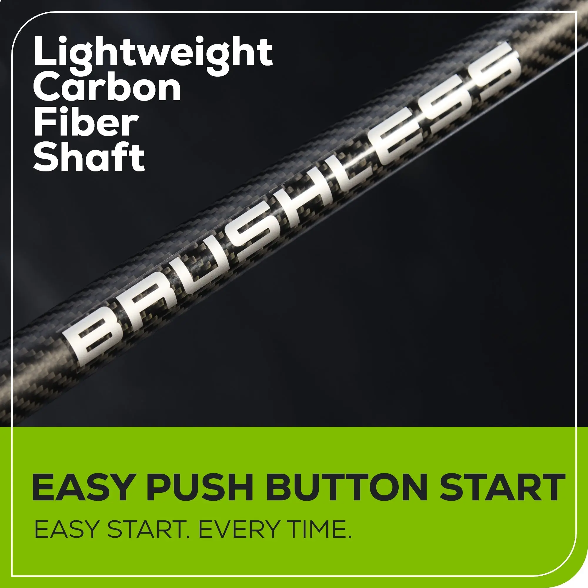 Greenworks 60V Pro Carbon Fiber Shaft String Trimmer