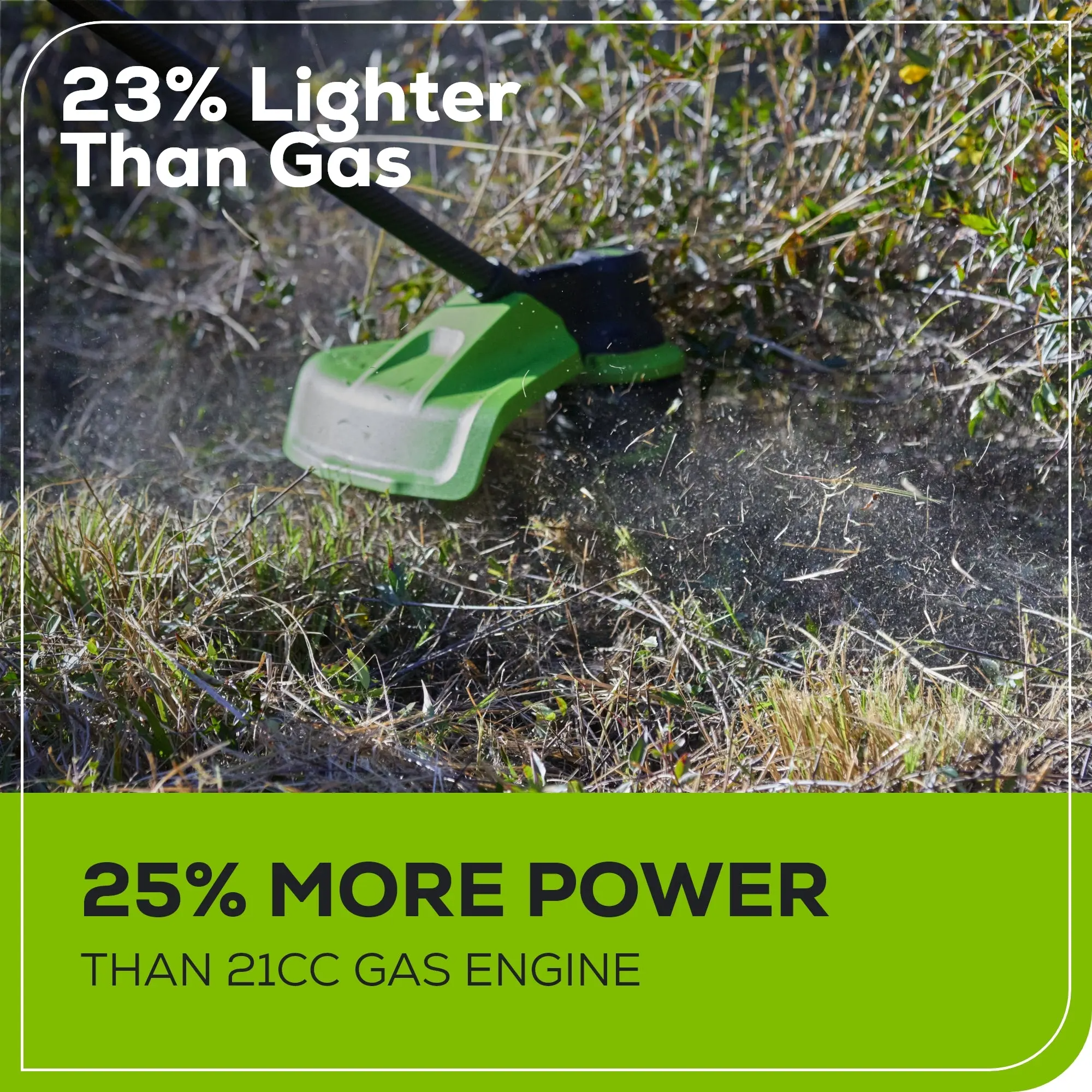 Greenworks 60V Pro Carbon Fiber Shaft String Trimmer