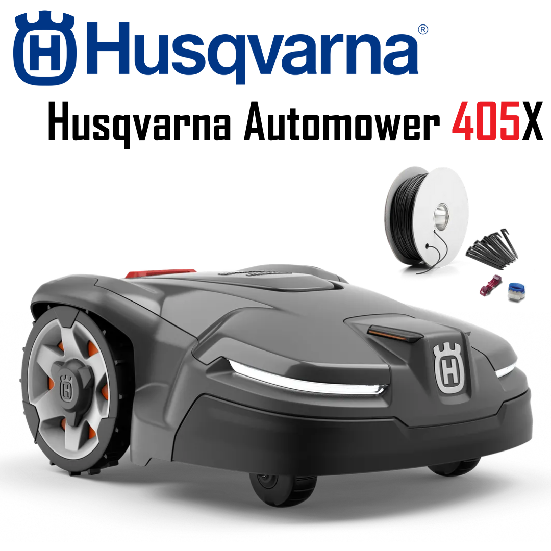 Husqvarna Automower® 405X Robotic Mower with small DIY installation kit - 600 m²