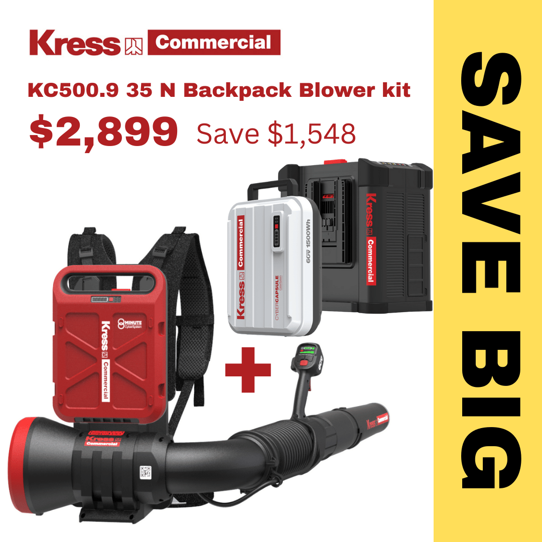 Kress 60V Commercial Backpack Leaf Blower 35 N Kit