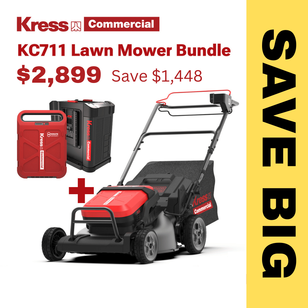 Kress 60V Commercial Lawn Mower Bundle