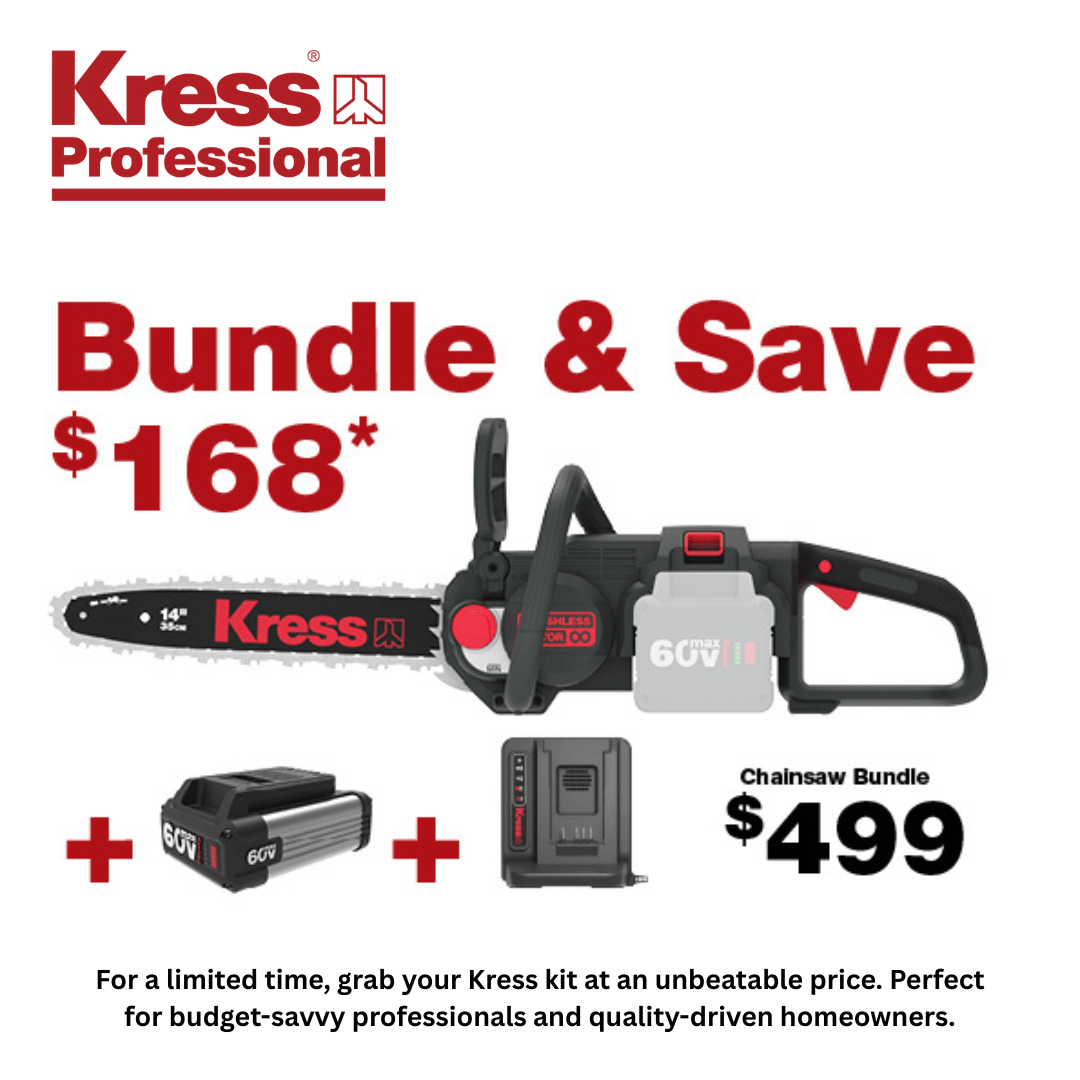 Kress 60V Professional Brushless Chainsaw 35 cm Bundle & Save