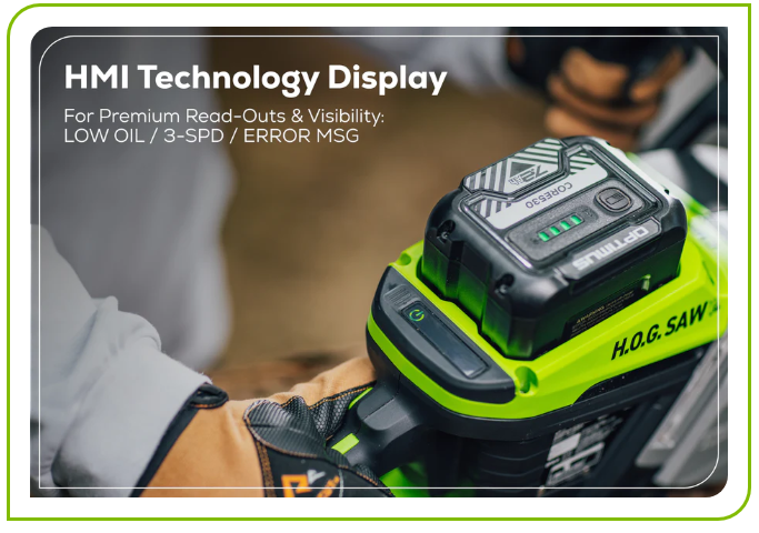 Greenworks 82V OPTIMUS - 5.0kw H.O.G Chainsaw - OCS800 - Skin Only