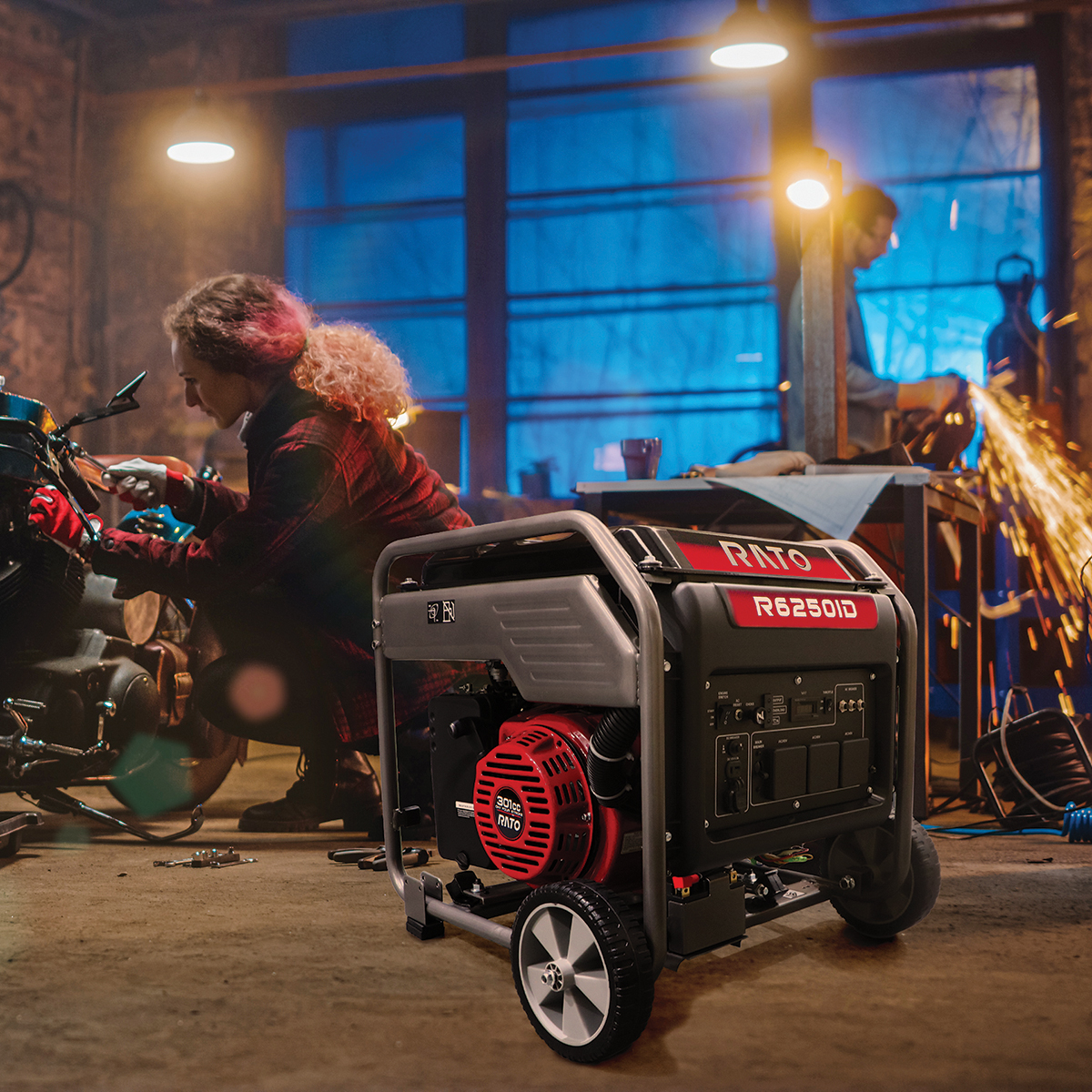 Rato 6.25kW Open Frame Inverter Generator