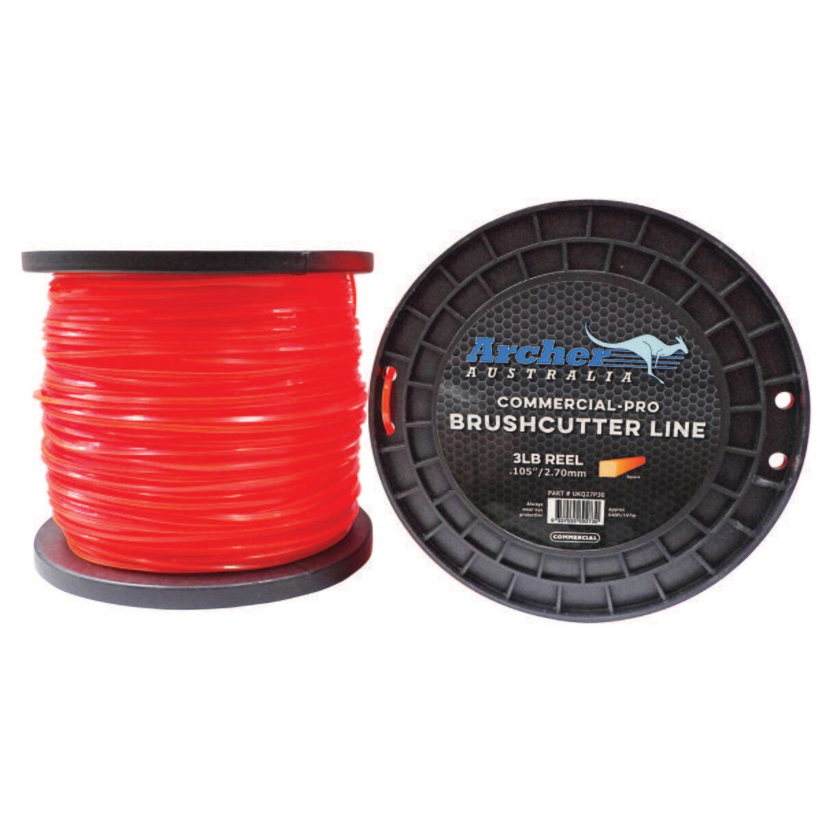 Archer Commercial-Pro Square Nylon Line - 2.70mm/.105" - 3lb Reel