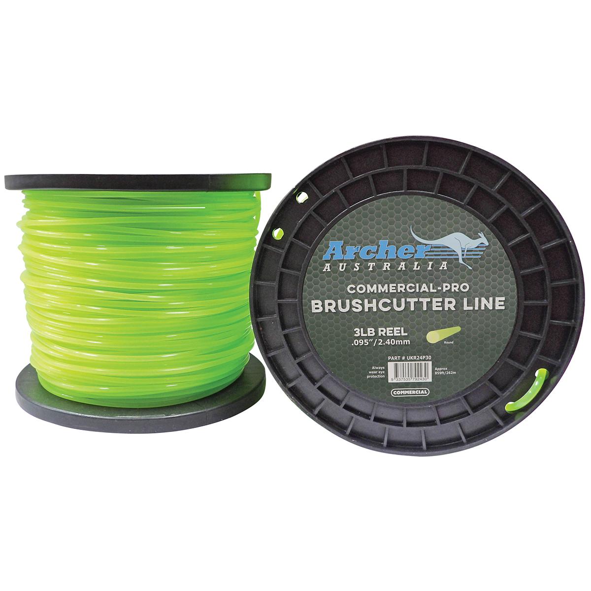 Archer Commercial-Pro Round Nylon Line - 2.40mm/.095" - 3lb Reel