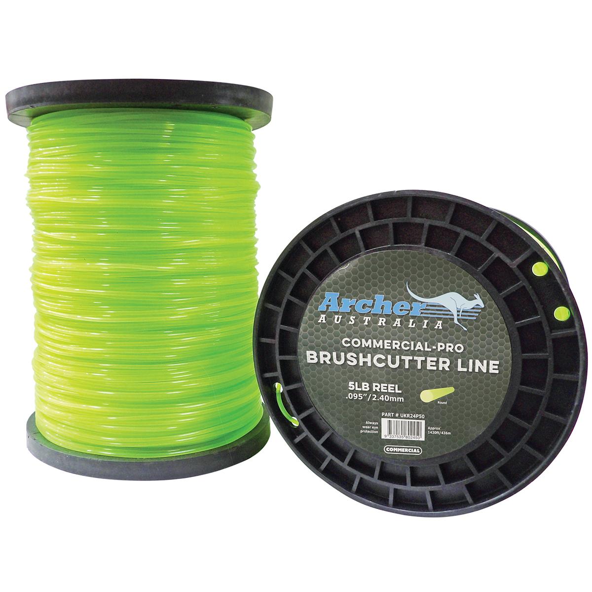 Archer Commercial-Pro Round Nylon Line - 2.40mm/.095" - 5lb Reel