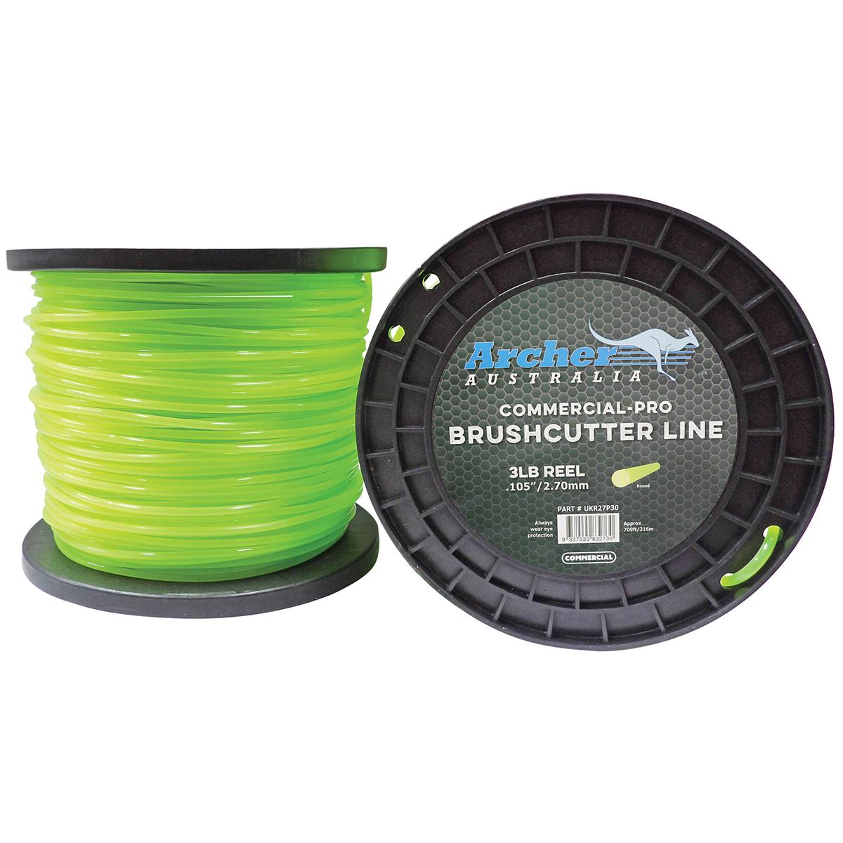 Archer Commercial-Pro Round Nylon Line - 2.70mm/.105" - 3lb Reel