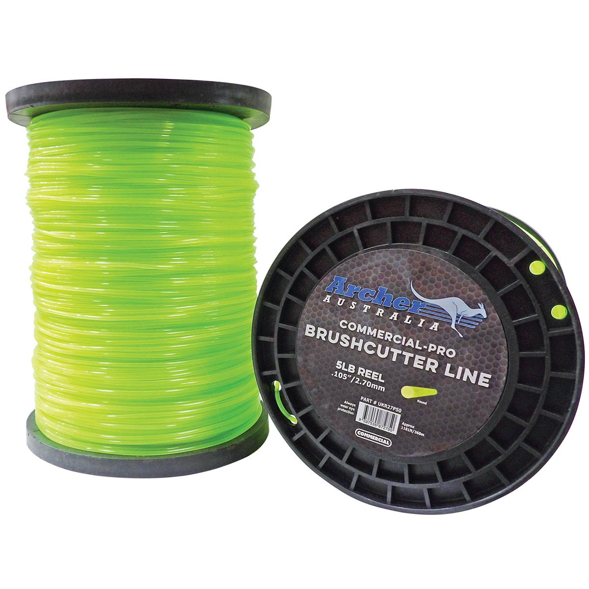 Archer Commercial-Pro Round Nylon Line - 2.70mm/.105" - 5lb Reel