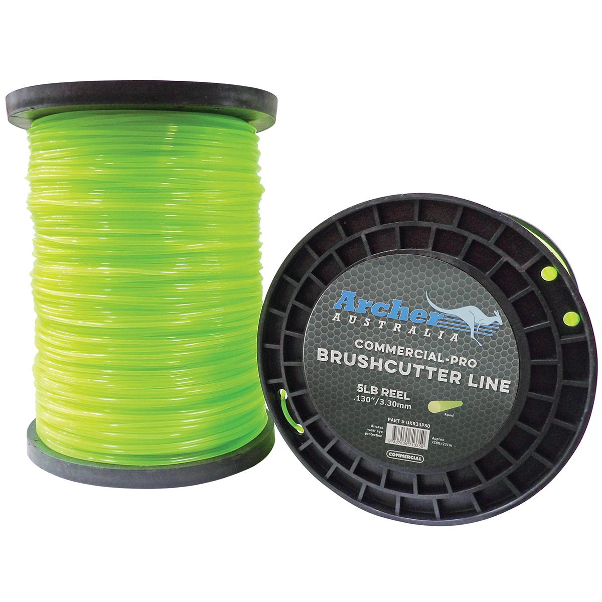 Archer Commercial-Pro Round Nylon Line - 3.30mm/.130" - 5lb Reel