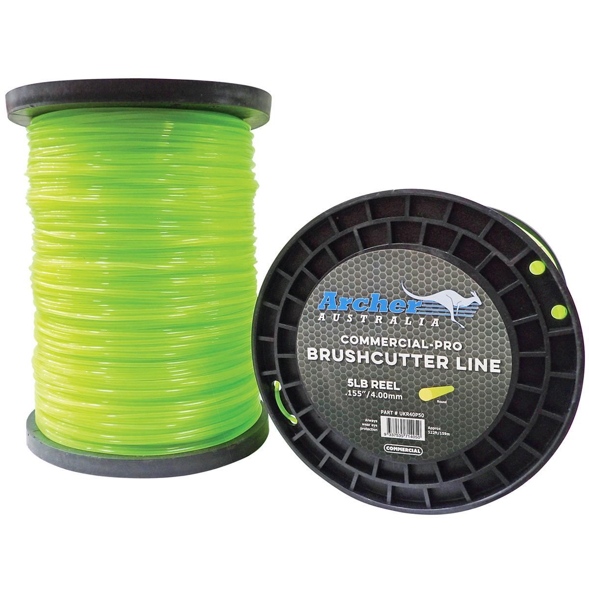 Archer Commercial-Pro Round Nylon Line - 4.00mm/.155" - 5lb Reel