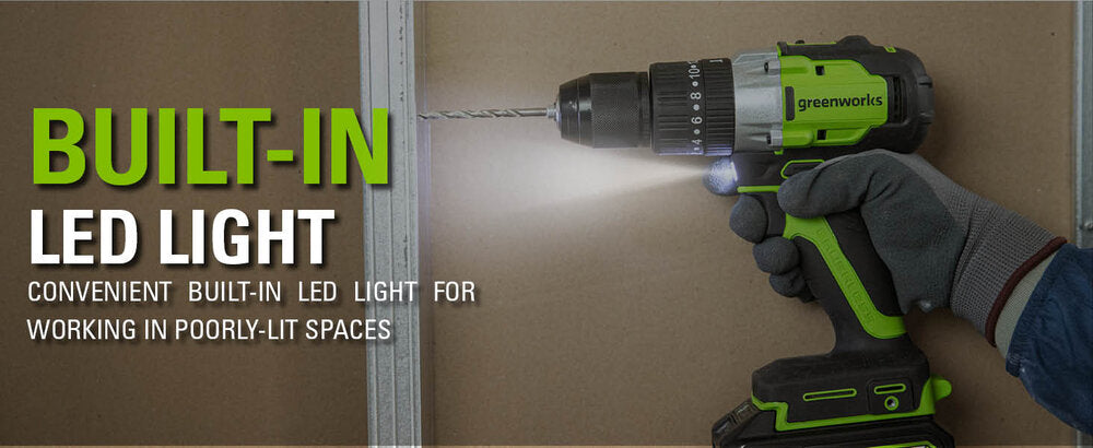 Greenworks 24V Brushless Hammer Drill
