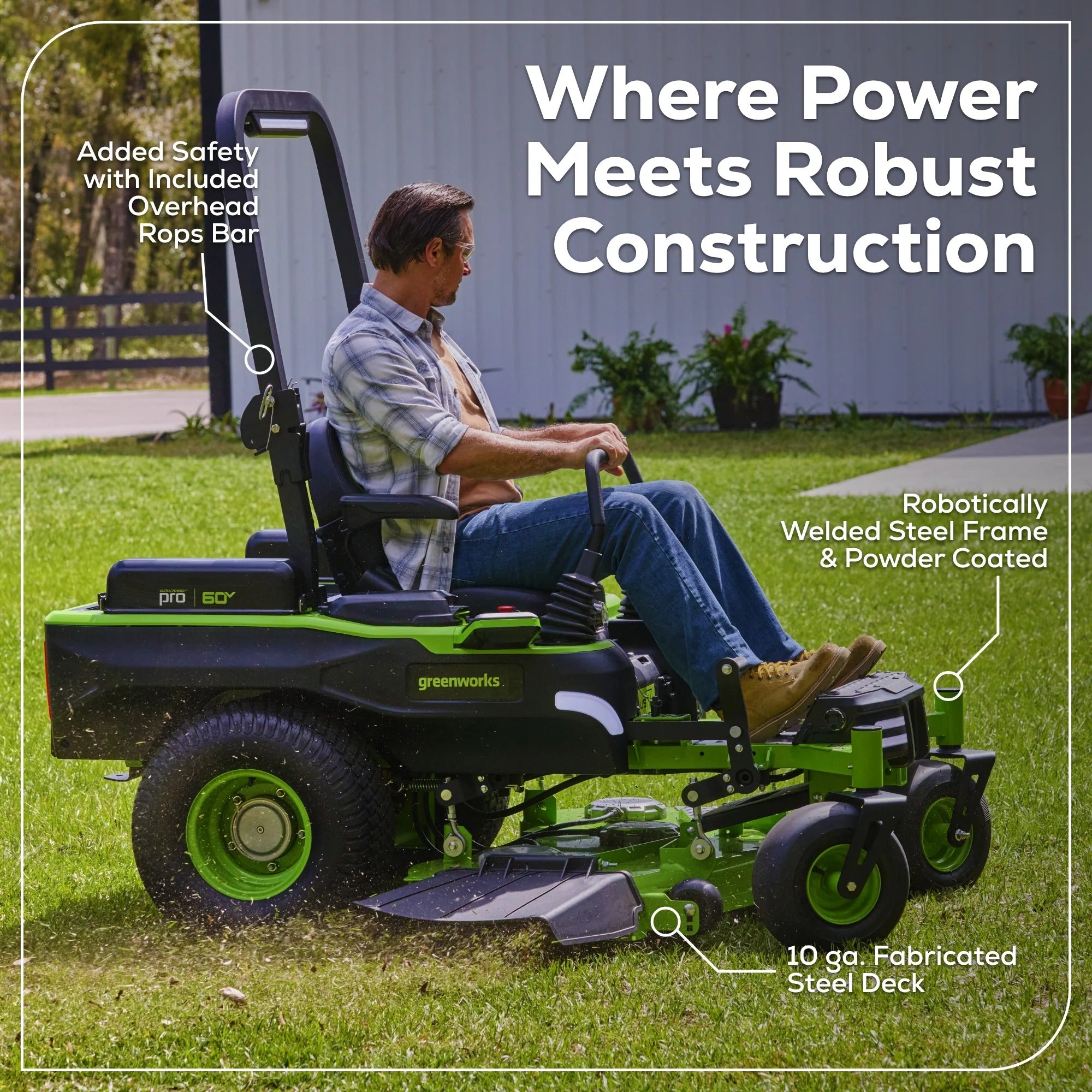 Greenworks 60V MaximusZ 54” Zero Turn Mower
