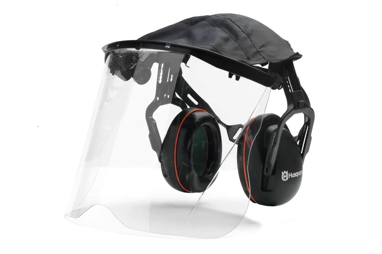 Husqvarna Premium Earmuffs with Plexi Visor