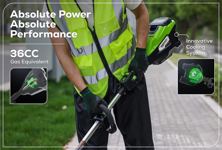 Greenworks 82V OPTIMUS 1.6kw Straight Shaft String Trimmer- ST161