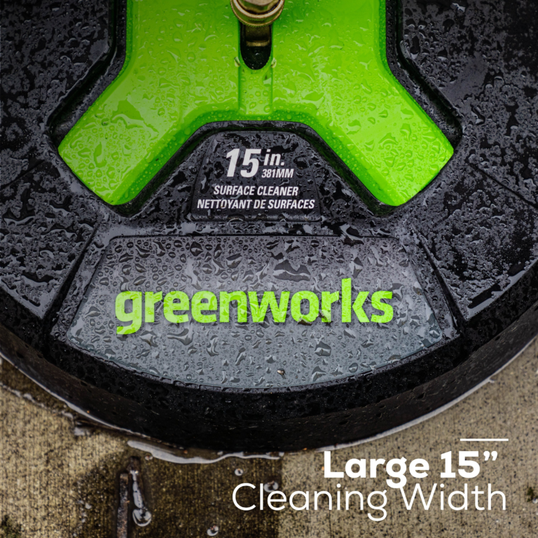Greenworks 15β Rotating Surface Cleaner β Suits 60V 3000 PSI Pressure Washer