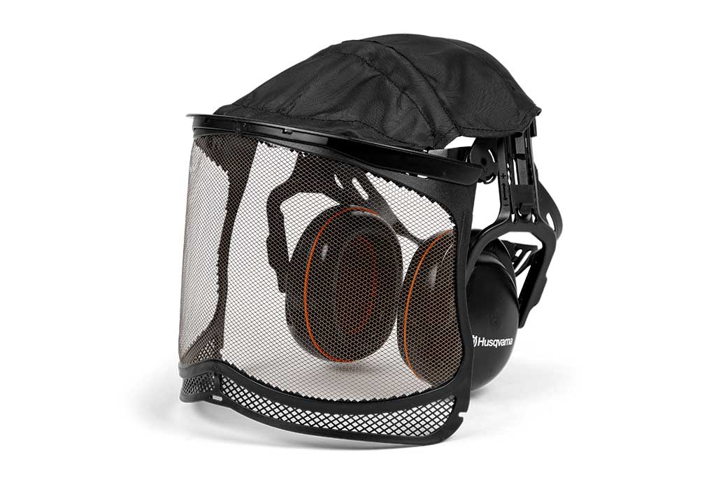 Husqvarna Premium Earmuffs with Ultra Vision Mesh Visor