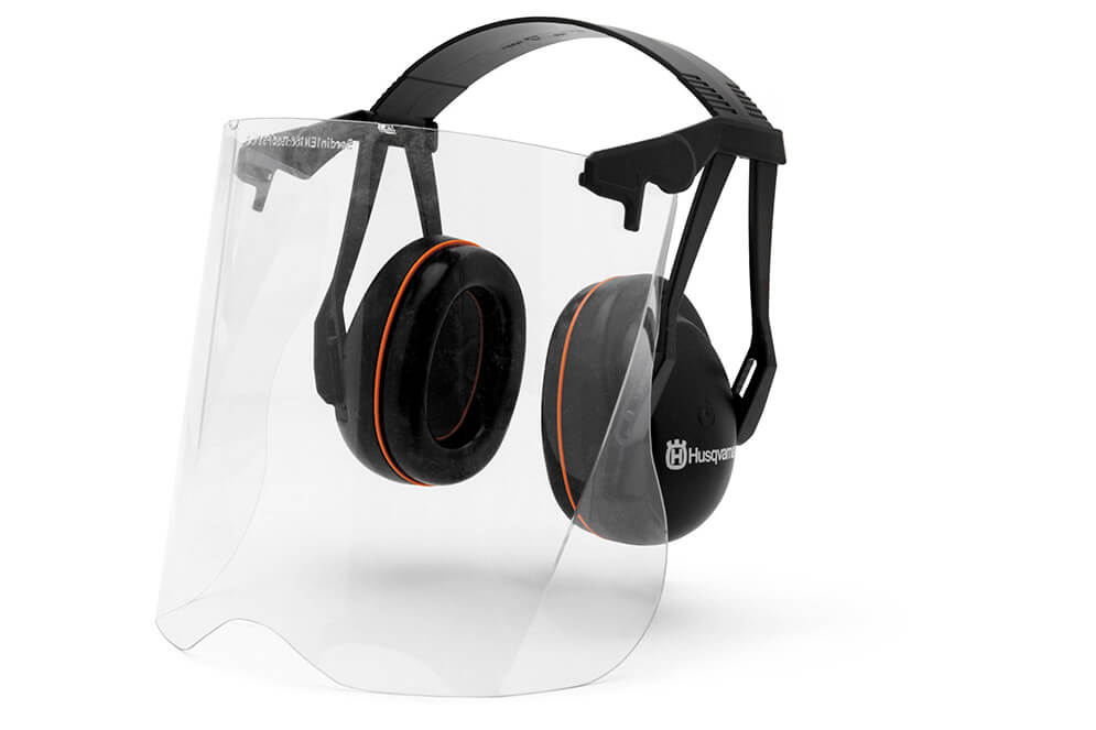 Husqvarna Garden Earmuffs with Perspex Visor