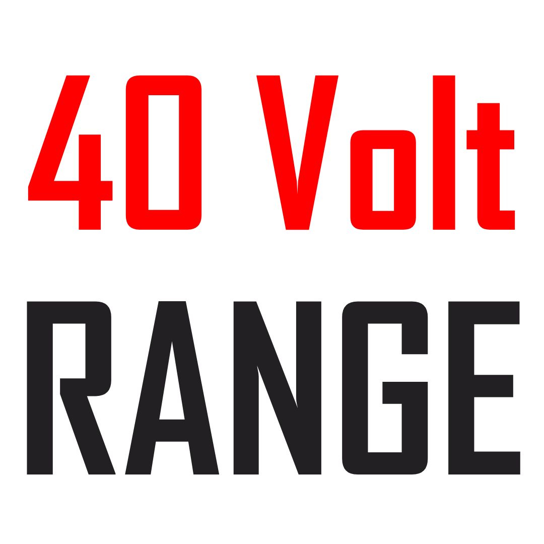 40 Volt Range of Mowers & Power Equipment