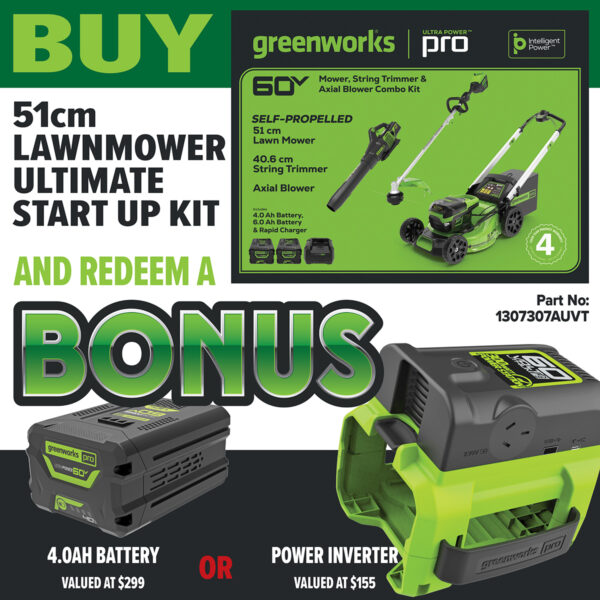 Greenworks 60V Ultimate Start Up Kit