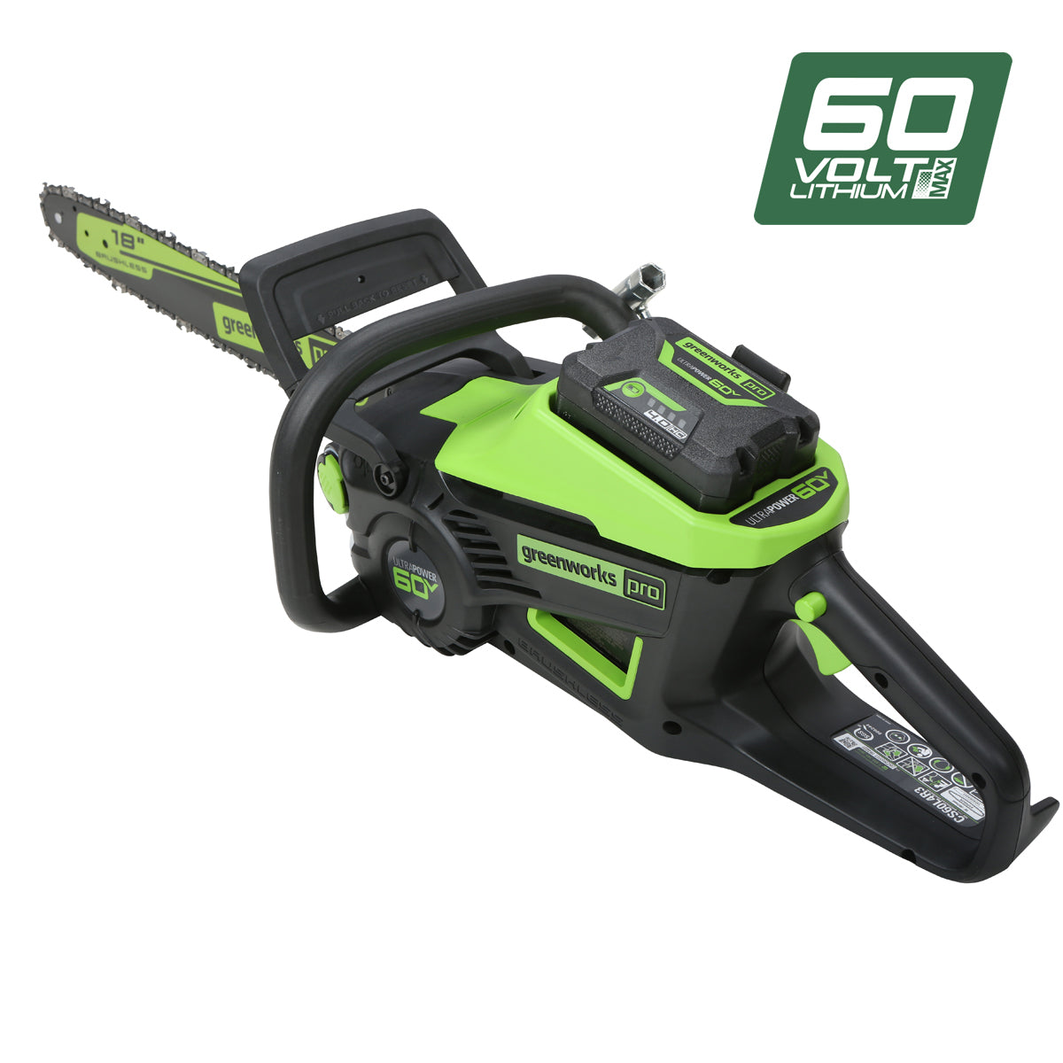 Greenworks 60V Pro Brushless Chainsaw (16")