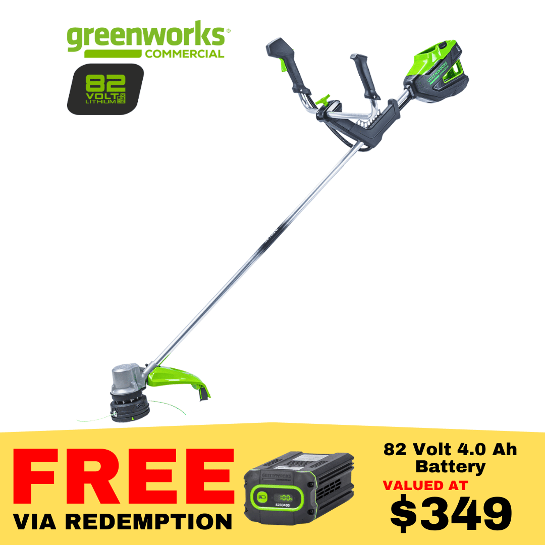 Greenworks 82V Gen II 2.0kW Bike Handle String Trimmer