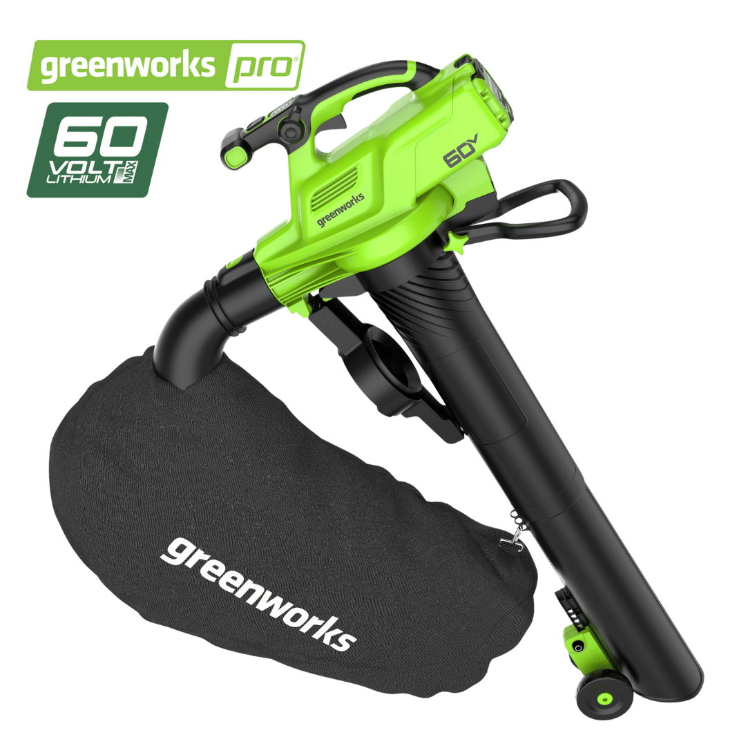 Greenworks 60V Pro Leaf Blower Vacuum – 520 CFM – 883m3/hr