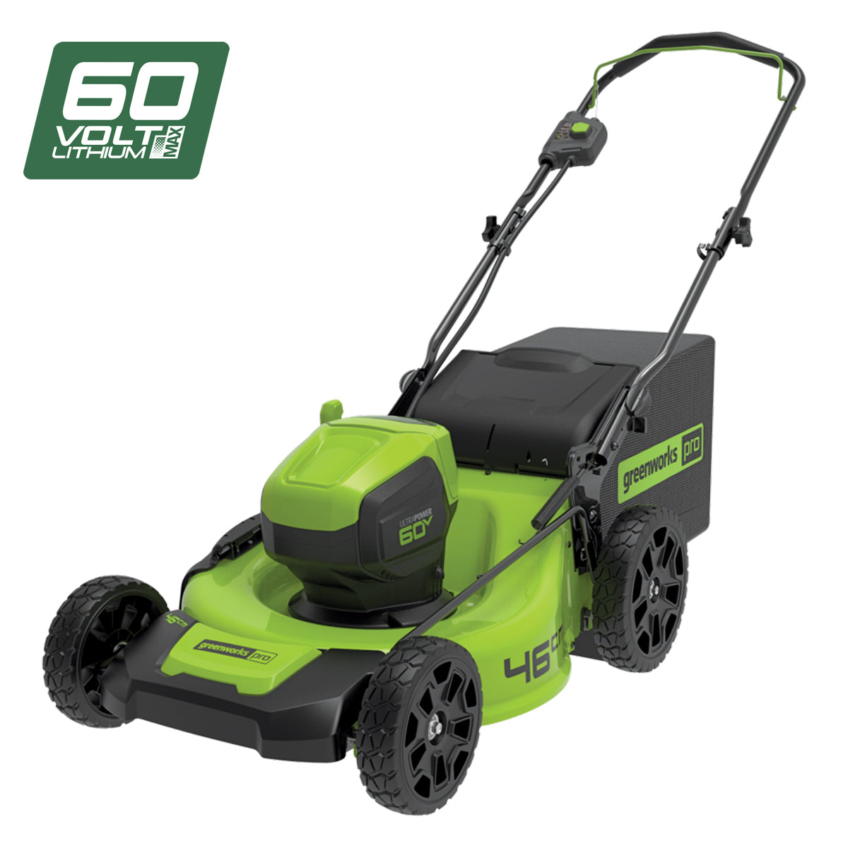 Greenworks 60V Pro Brushless Push Lawnmower (18")